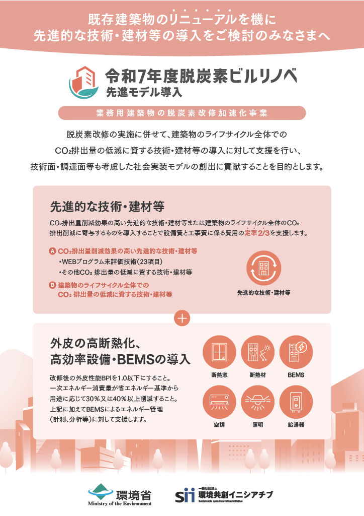 ビルリノベ事業 チラシ